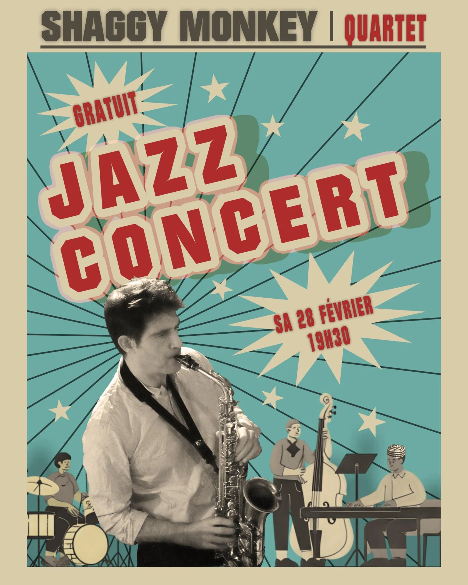 Concert Shaggy Monkey